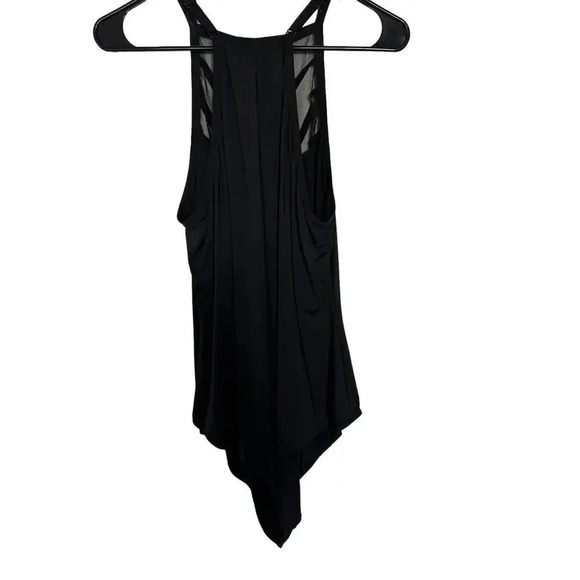 Torrid Women's Black Sleeveless Square Neck Back Mesh Romper Size 3 - Picture 2 of 6